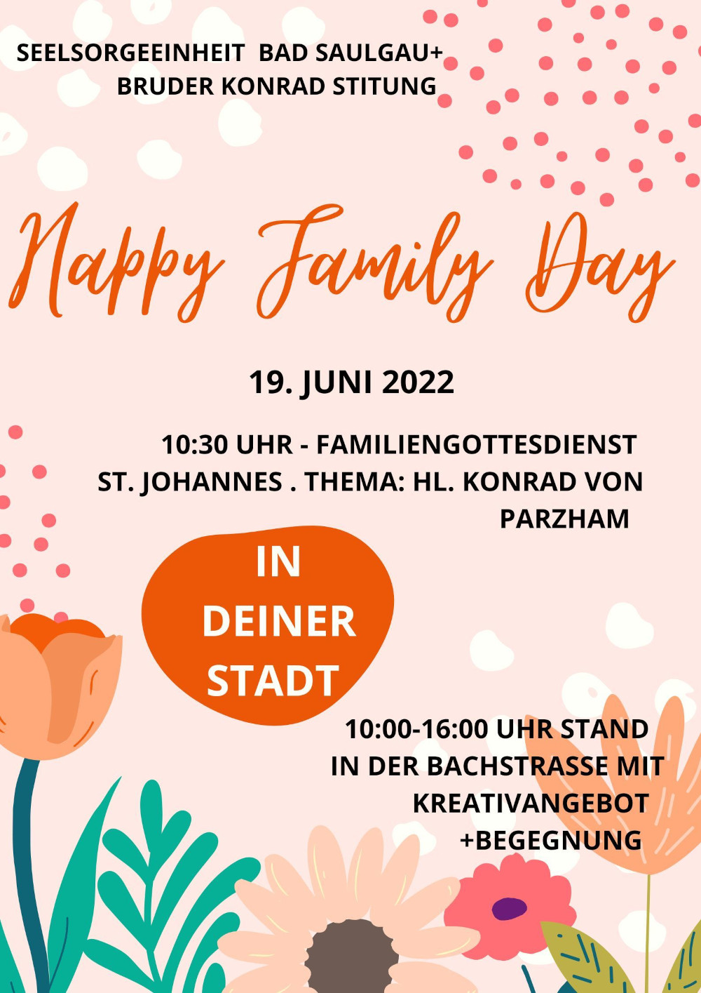Einladung zum Happy Family Day am 19. Juni 2022 Bad